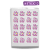 #STICK10 - Sticker de Folha de Açúcar - COLEÇÃO NATAL