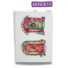 #STICK11 - Sticker de Folha de Açúcar - COLEÇÃO NATAL