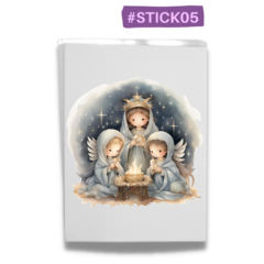 #STICK05 - Sticker de Folha de Açúcar - COLEÇÃO NATAL