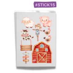 #STICK15 - Sticker de Folha de Açúcar