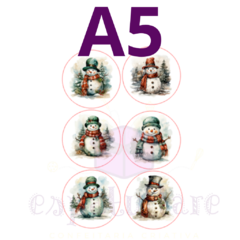 #STICK03 - Sticker de Folha de Açúcar - COLEÇÃO NATAL na internet