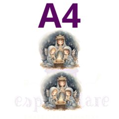 #STICK05 - Sticker de Folha de Açúcar - COLEÇÃO NATAL - comprar online