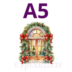 #STICK02 - Sticker de Folha de Açúcar - COLEÇÃO NATAL - Espatullare