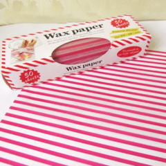50 folhas papel de cera - papel impermeável - papel de embrulho de alimentos para assar. na internet