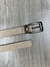 Cinto 2cm fivela 1 passante prata - Lanina Store