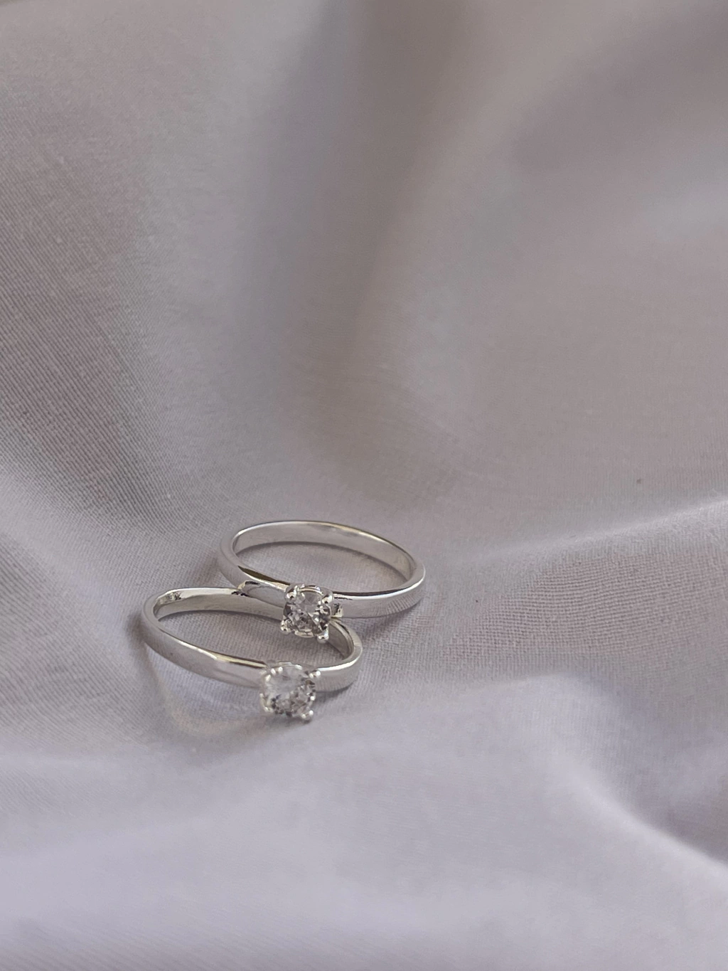 anel solitario zirconia