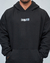 BUZO OVERSIZE CLASSIC NEGRO/CELESTE - comprar online