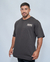 REMERA OVERSIZE BIG DARK GREY en internet