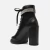 Bota Coturno de Couro Strass Arezzo na internet
