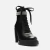 Bota Coturno de Couro Strass Arezzo