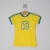 Camiseta Baby Look Brasil Adidas