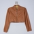 Jaqueta de Couro Cropped Dormeuil England