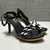 Sandália Preta com Tranças Bicolor Carmen Steffens - comprar online
