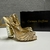 Sandália Com Salto Bloco De Pedrarias Carmen Steffens - comprar online