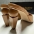 Mule Salto Geométrico Nude Carmen Steffens - Bazar Gerando Falcões | Loja On-line