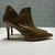 Bota De Couro com Salto Fino Carmen Steffens na internet