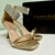 Sandália Dourada Espelhada Carmen Steffens - comprar online
