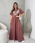 Vestido Coração Tropical Marrom - loja online