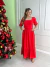 Vestido Longo Eva Vermelho - Lu e Lu Moda Feminina
