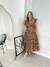 Imagem do Vestido Samantha em Crepe de Seda com Estampa Animal Print