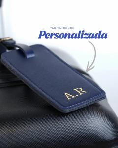 TAG DE MALA PERSONAIZADA EM COURO