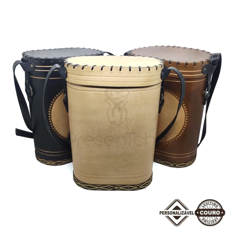 Mateira Tradicional em Couro Personalizável – para Garrafas de 1L