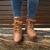 Bota Feminina em Couro com Cadarço - PresenTchê, Artigos para o seu Chimarrão, Churrasco e Tereré!