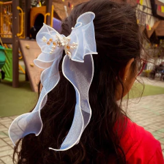 Laço de Organza com Pontas