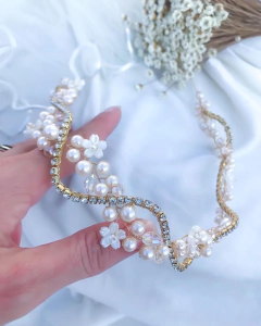 Grinalda Infinito - Flores - Acessórios de Luxo para Noivas | Grinaldas, Tiaras e Mais - Tortolys