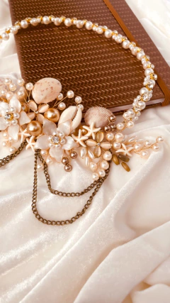 Grinalda Fundo do Mar - Acessórios de Luxo para Noivas | Grinaldas, Tiaras e Mais - Tortolys