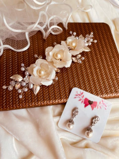 Grinalda Linda Flor - Acessórios de Luxo para Noivas | Grinaldas, Tiaras e Mais - Tortolys