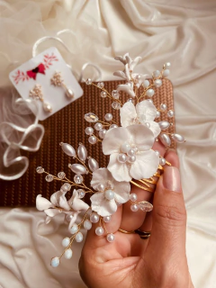 Imagem do Grinalda Encanto - Rosê/Branca