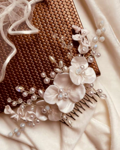 Grinalda Encanto - Rosê/Branca - loja online