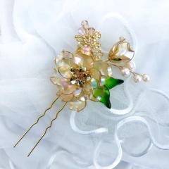 Gancho Floral Único - Acessórios de Luxo para Noivas | Grinaldas, Tiaras e Mais - Tortolys