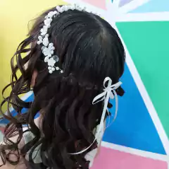 Tiara Linear Flores - Acessórios de Luxo para Noivas | Grinaldas, Tiaras e Mais - Tortolys