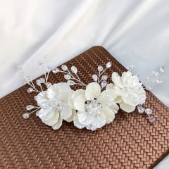 Grinalda 3 Flores Peroladas - loja online