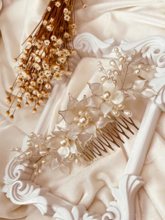 Grinalda Madreperola - Acessórios de Luxo para Noivas | Grinaldas, Tiaras e Mais - Tortolys