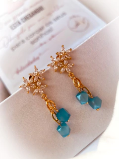 Brincos Duquesa Azul