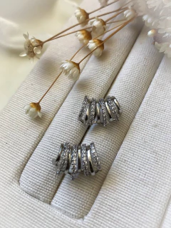 Brinco Caracol zircônias - Acessórios de Luxo para Noivas | Grinaldas, Tiaras e Mais - Tortolys