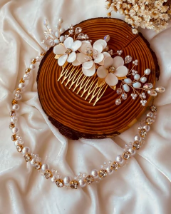 Grinalda Glamour - Acessórios de Luxo para Noivas | Grinaldas, Tiaras e Mais - Tortolys