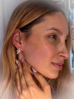 Brinco Barra dupla - Acessórios de Luxo para Noivas | Grinaldas, Tiaras e Mais - Tortolys