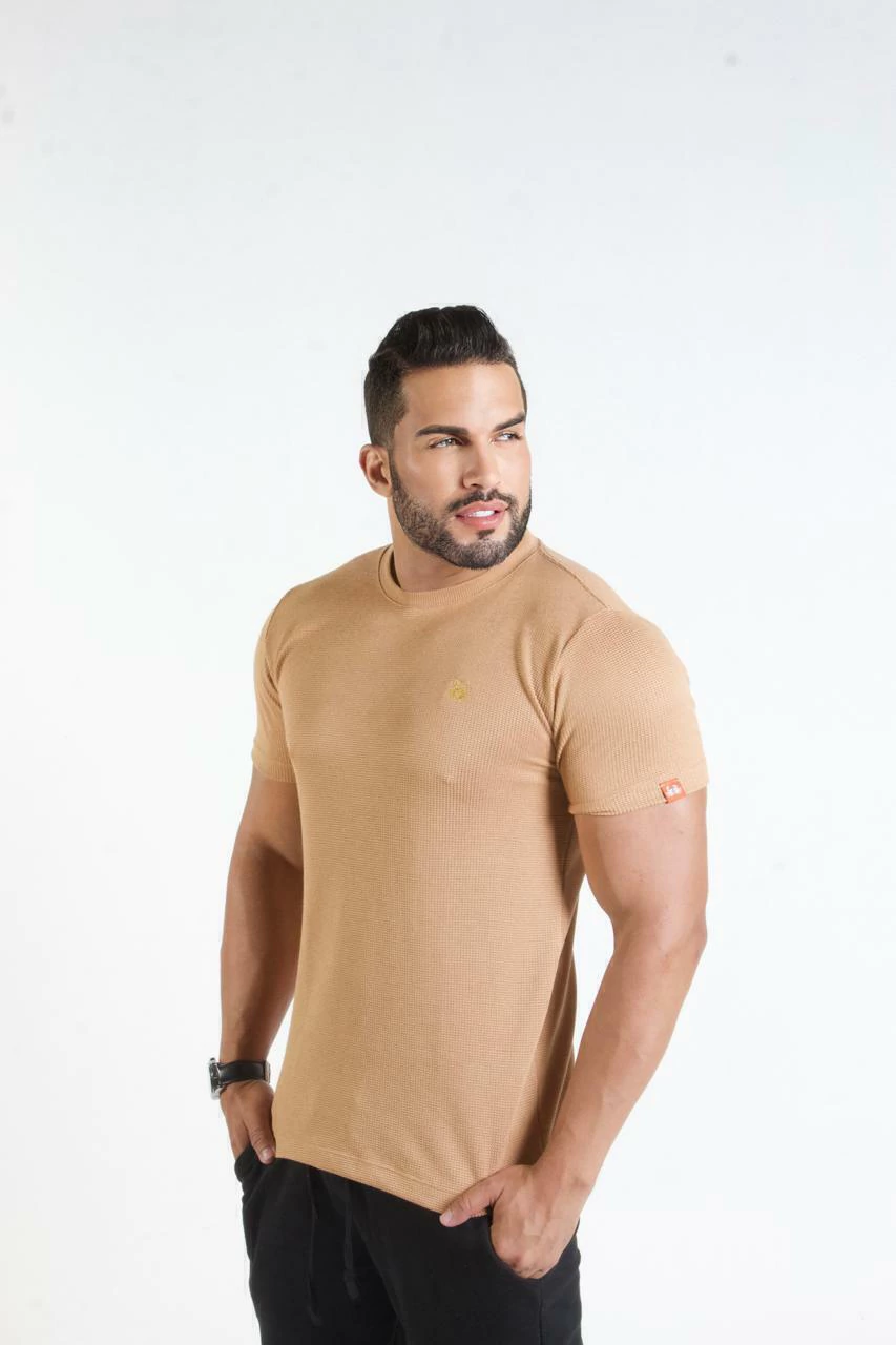 Camisa malha Texturizada