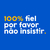 Camiseta 100% fiel por favor não insistir Coleco - Carnaval