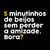 Camiseta 5 minutinhos de beijos sem perder a amizade. Bora? Coleco - Carnaval - Coleco Roupas e Jogos