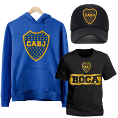 BUZO + REMERA + GORRA BOCA 01