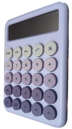 Imagen de CALCULADORA COLORES PASTELES 12 DIGITOS MOD 1