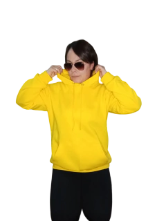 Buzo Canguro Liso Amarillo - LyO Store