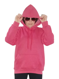 Buzo Canguro Liso Rojo - comprar online