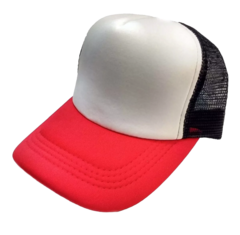 Gorra Trucker Tricolor Negro