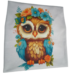Remera Blanca Búho - comprar online